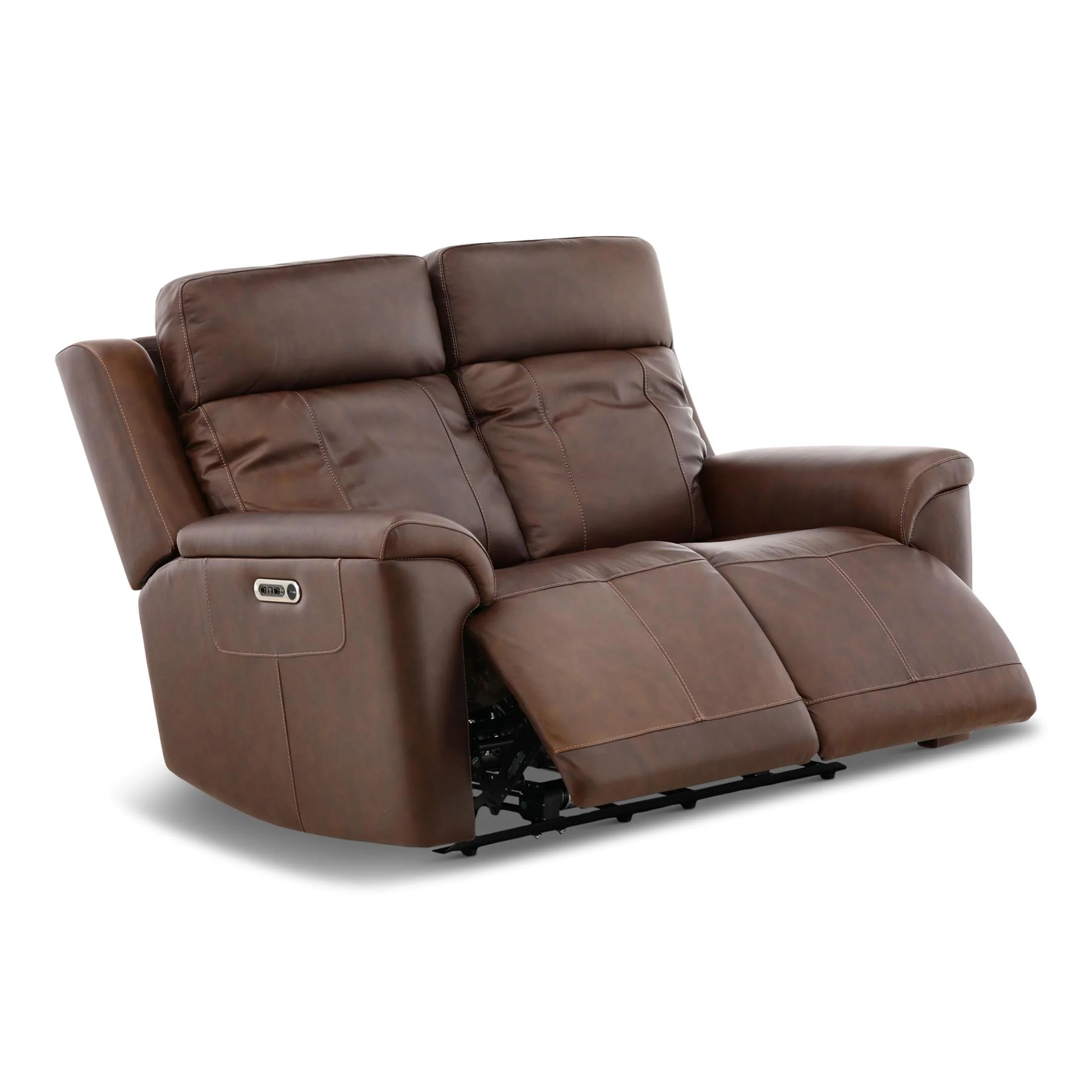 Flexsteel Adrian Leather Power Reclining Loveseat