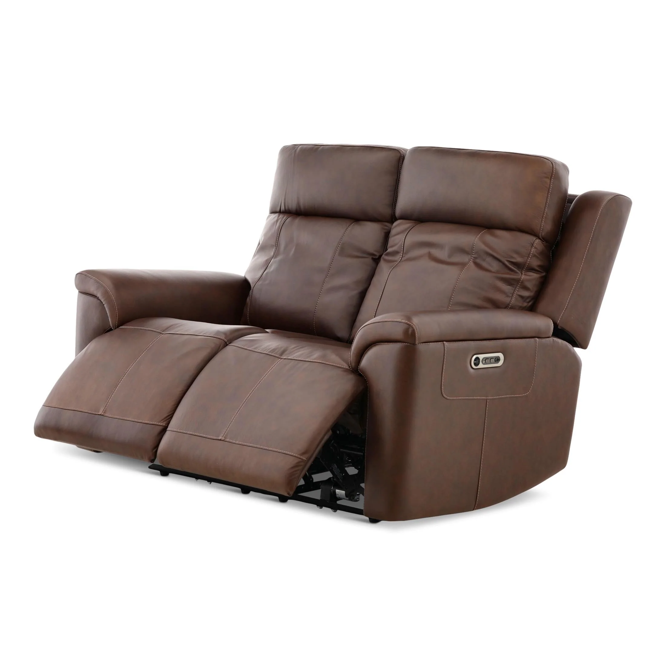 Flexsteel Adrian Leather Power Reclining Loveseat