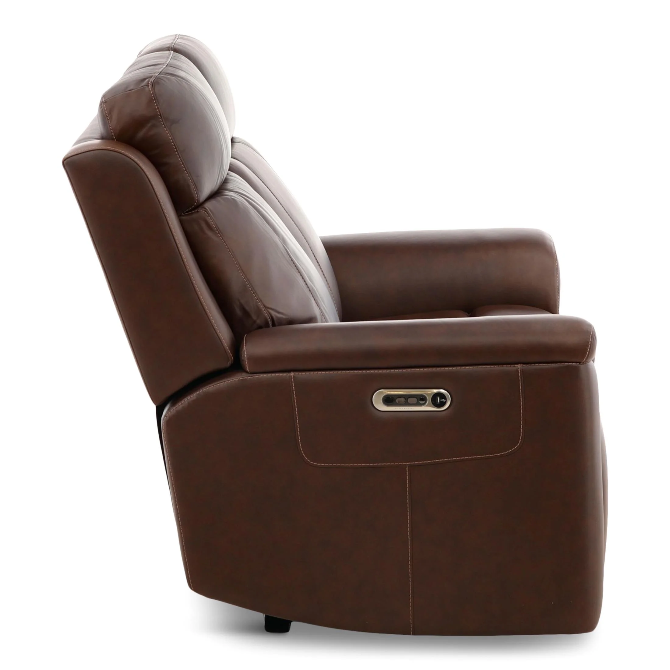 Flexsteel Adrian Leather Power Reclining Loveseat