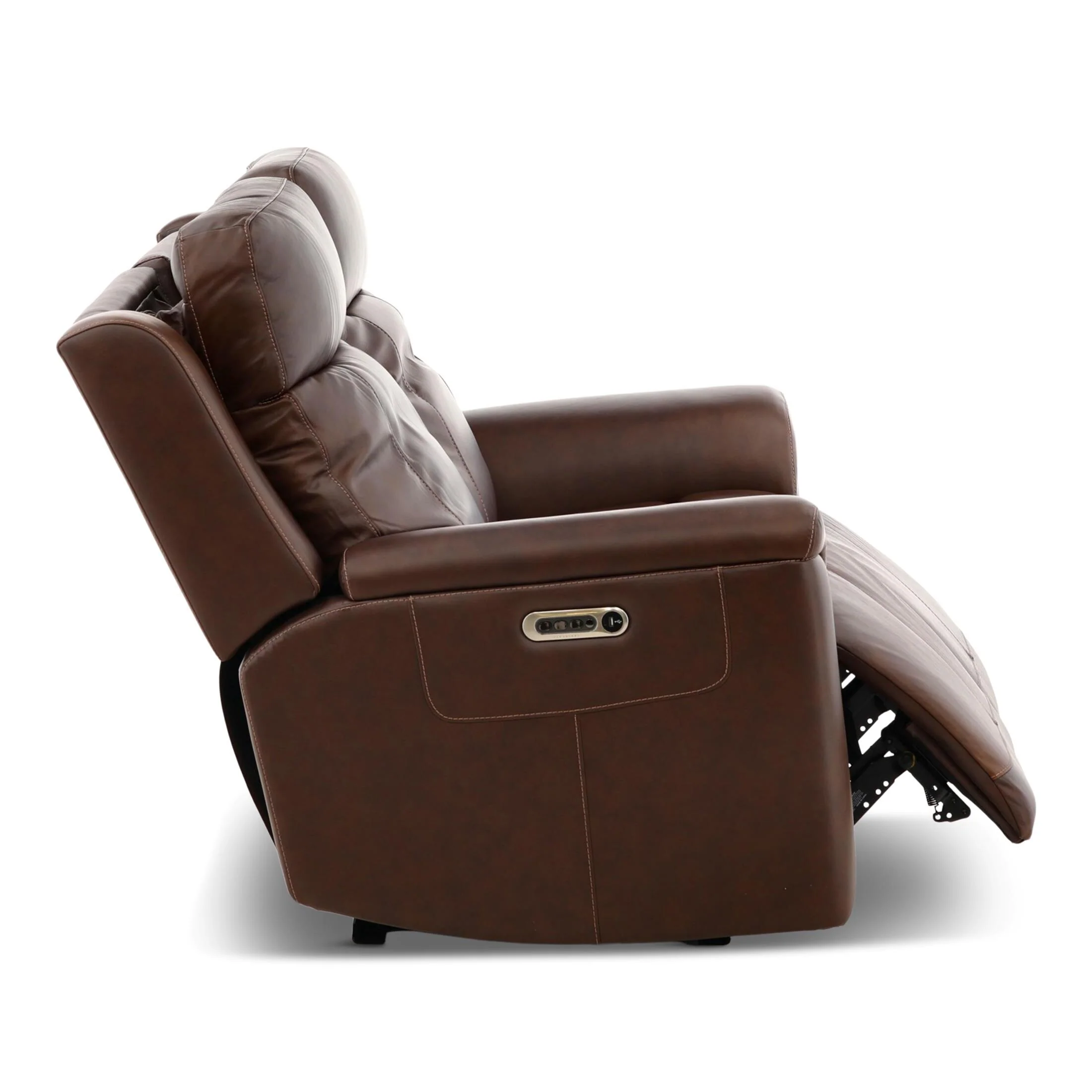 Flexsteel Adrian Leather Power Reclining Loveseat
