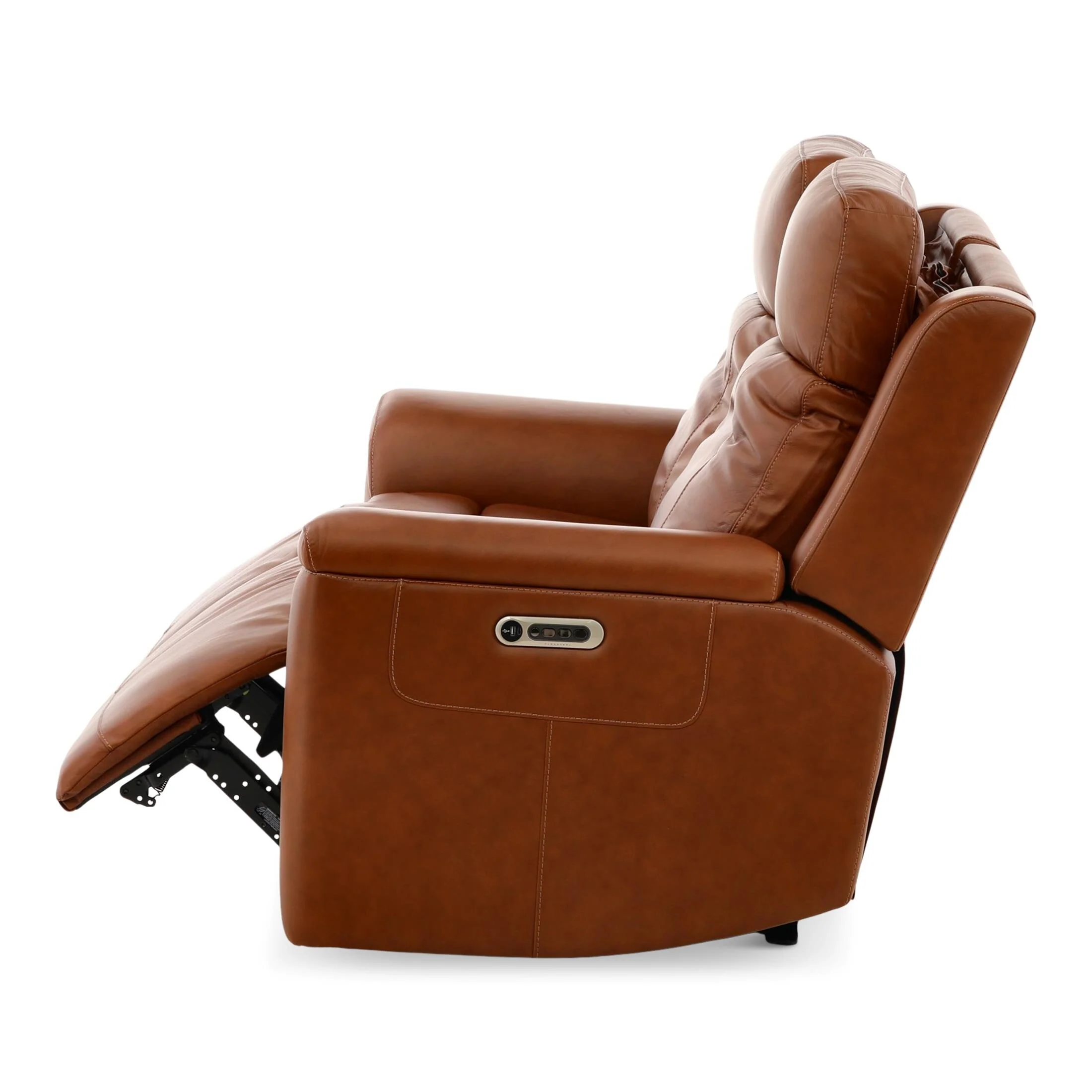 Flexsteel Adrian Leather Power Reclining Loveseat