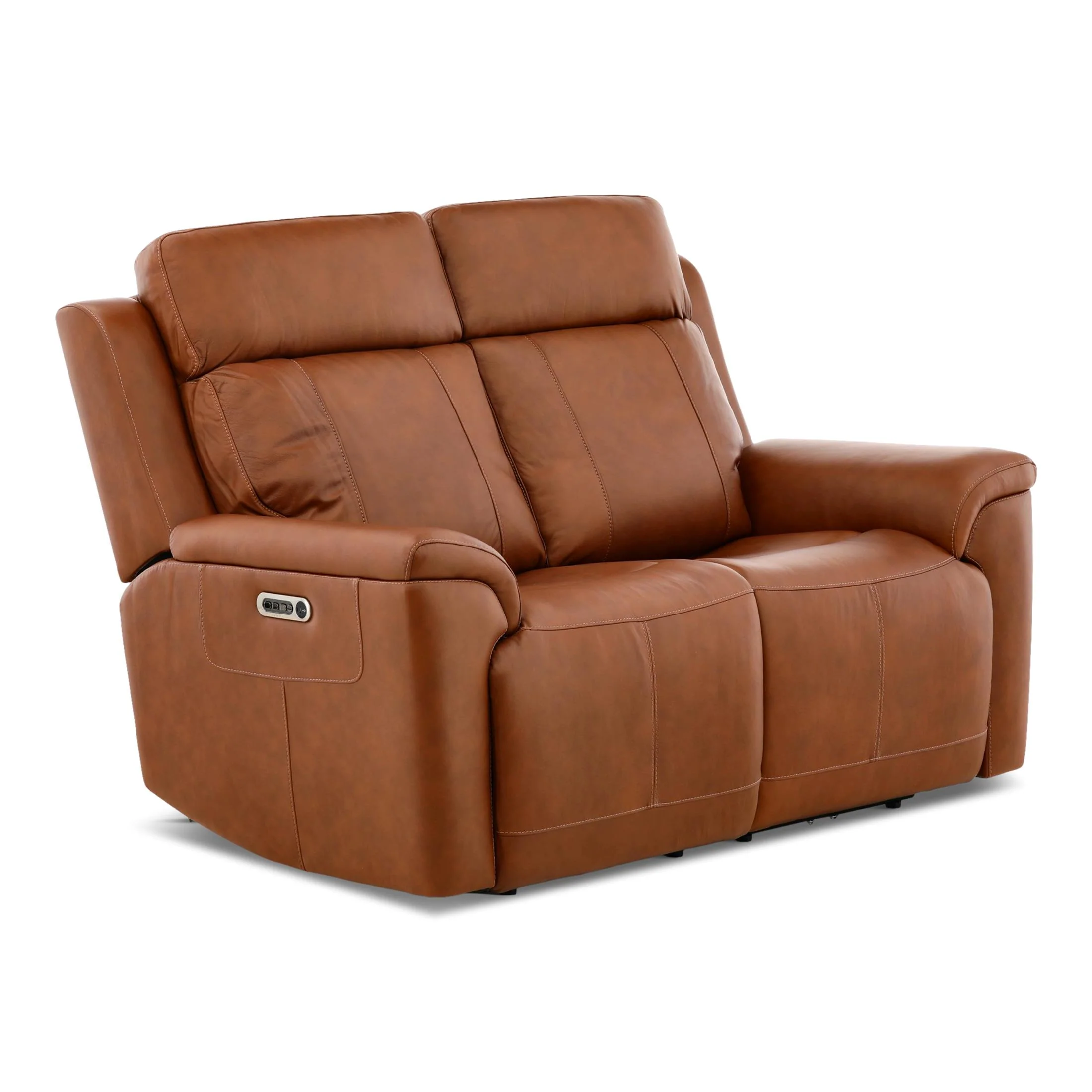 Flexsteel Adrian Leather Power Reclining Loveseat