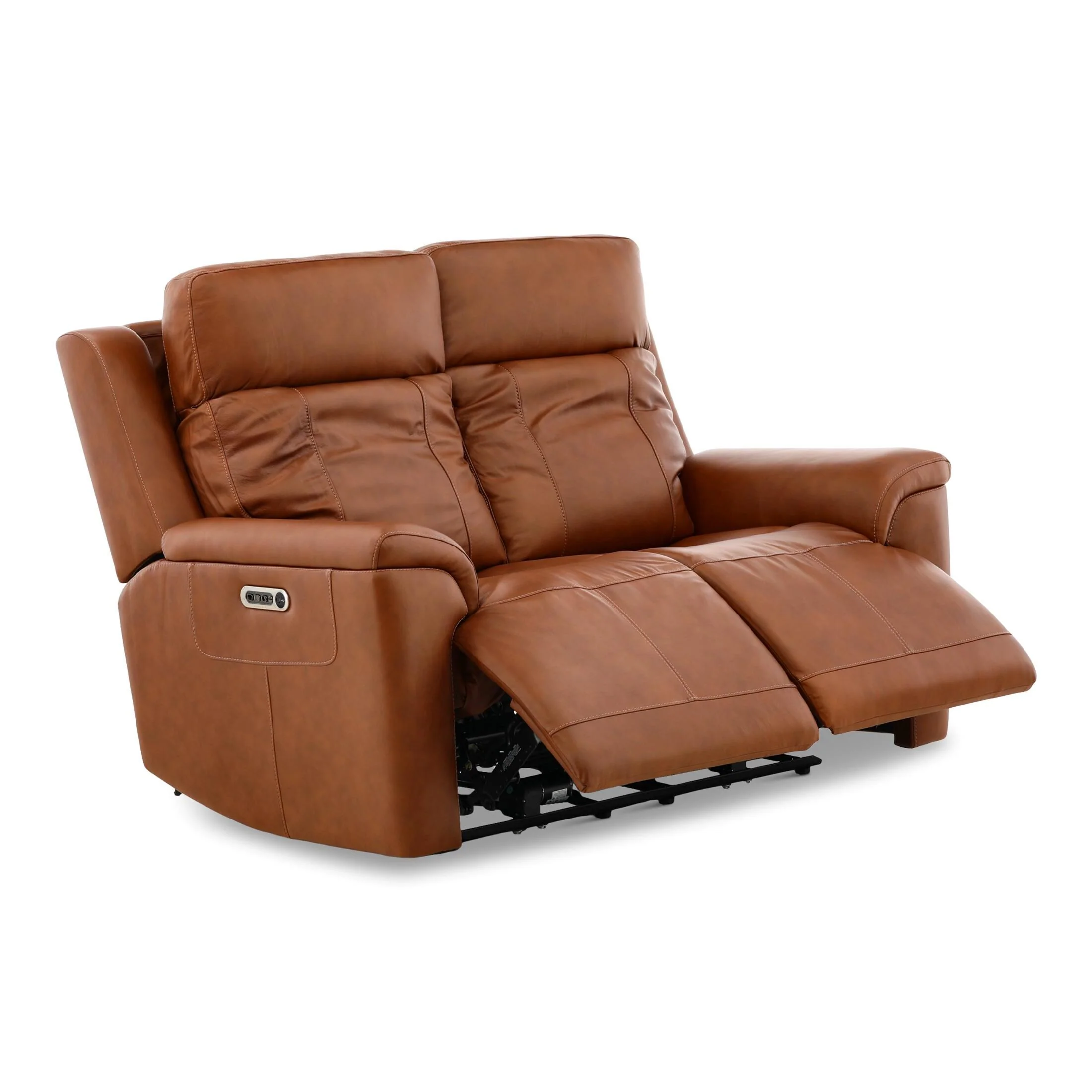 Flexsteel Adrian Leather Power Reclining Loveseat