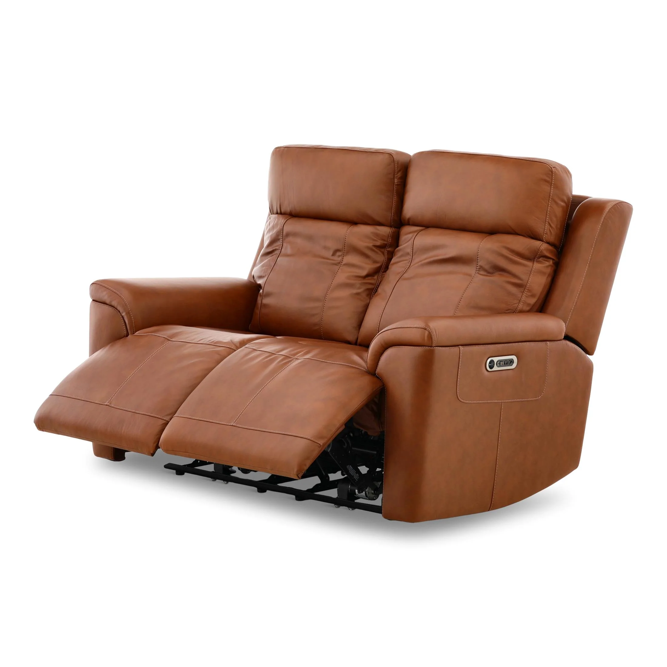 Flexsteel Adrian Leather Power Reclining Loveseat