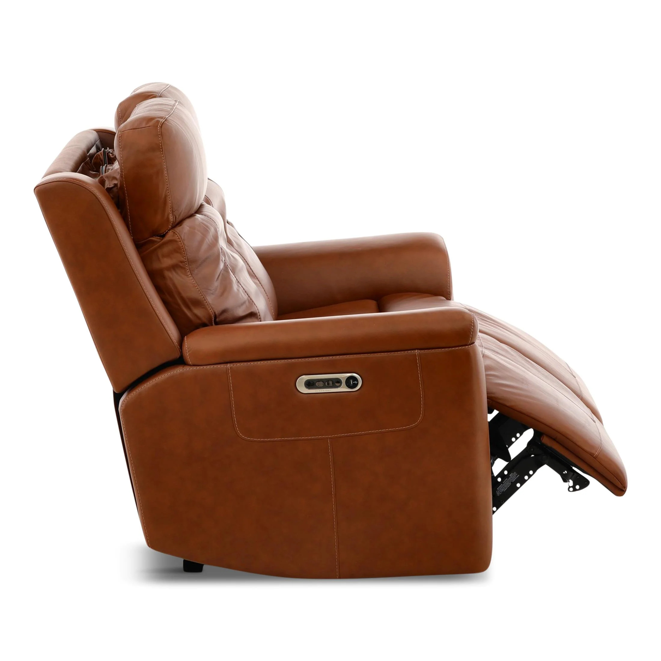 Flexsteel Adrian Leather Power Reclining Loveseat