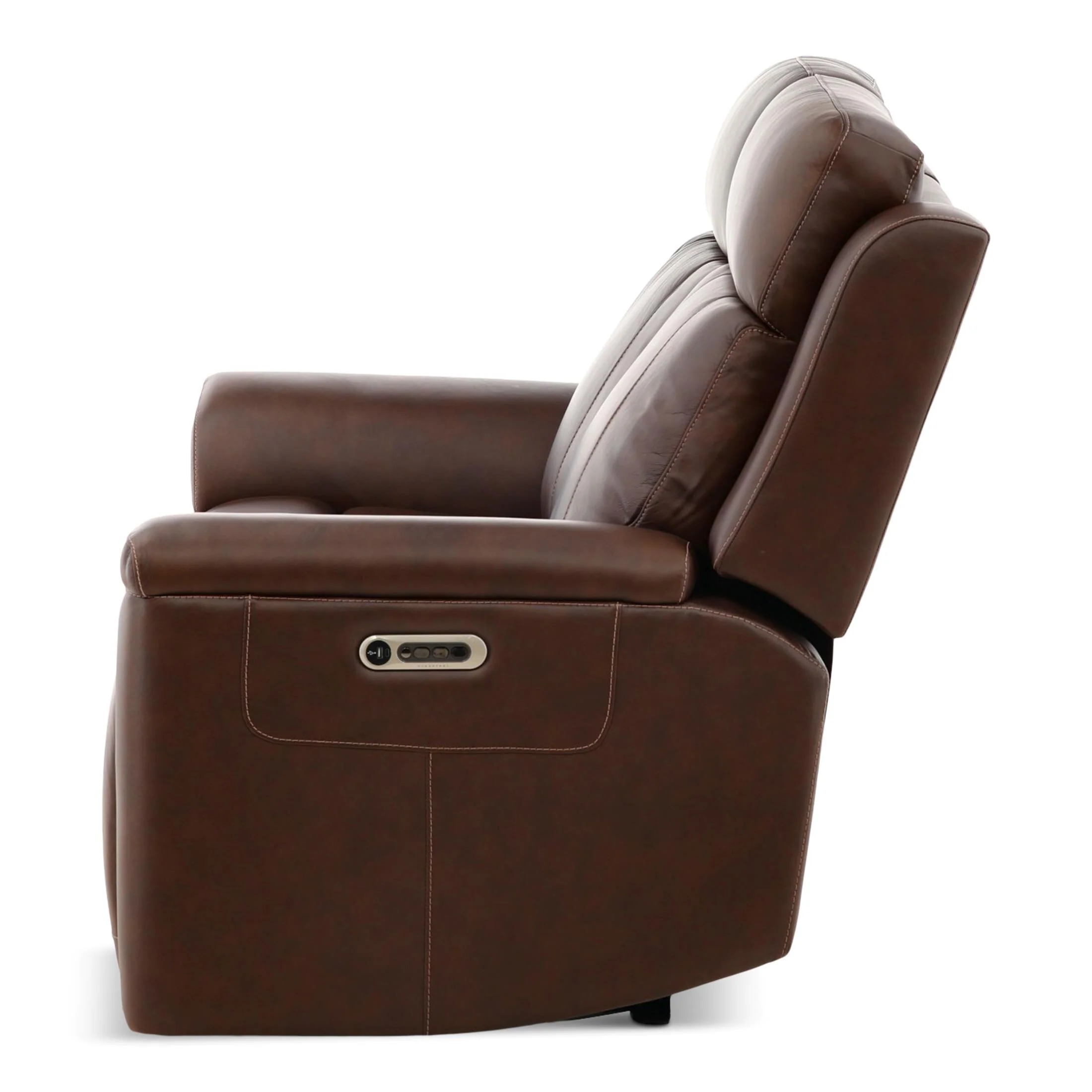 Flexsteel Adrian Leather Power Reclining Loveseat
