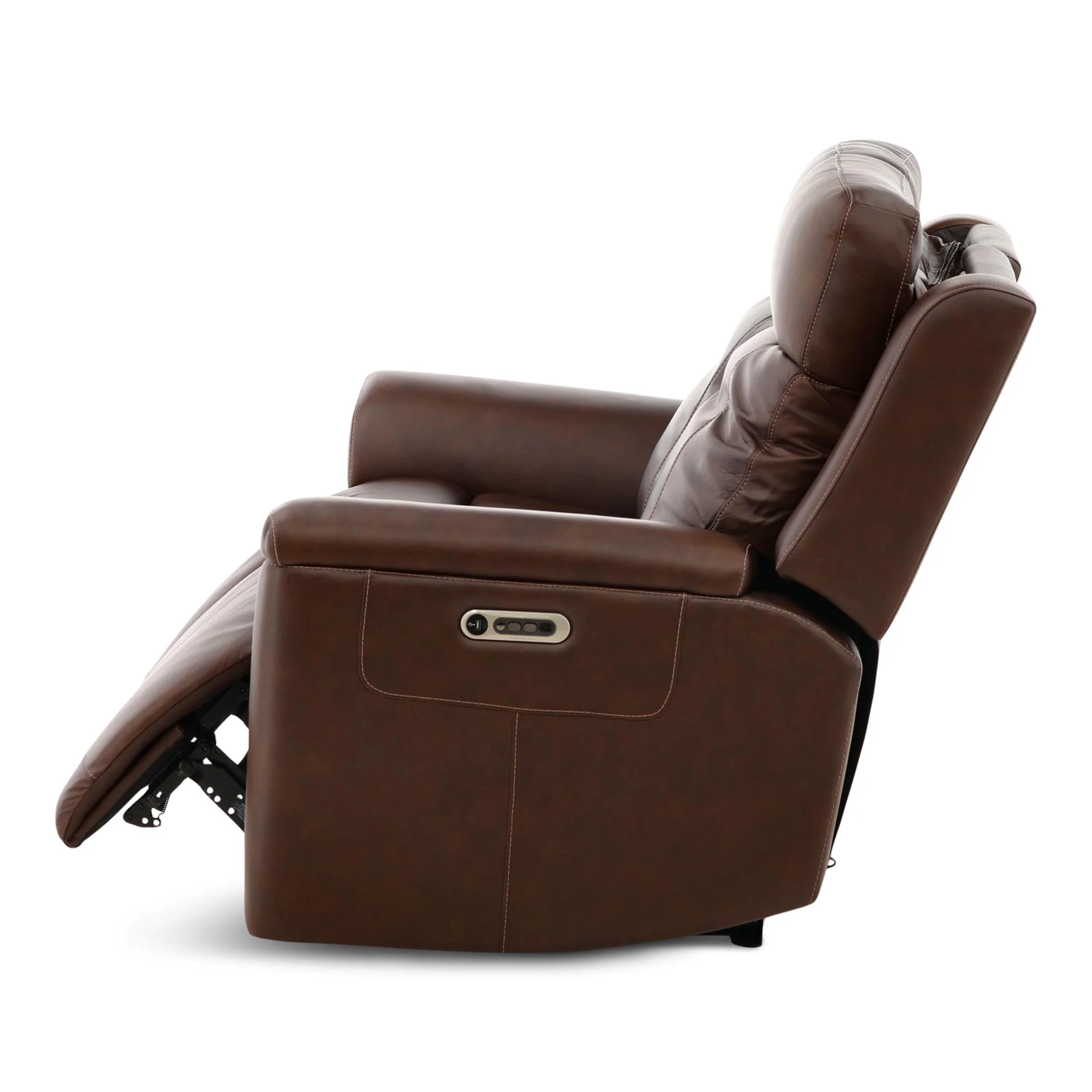 Flexsteel Adrian Leather Power Reclining Loveseat