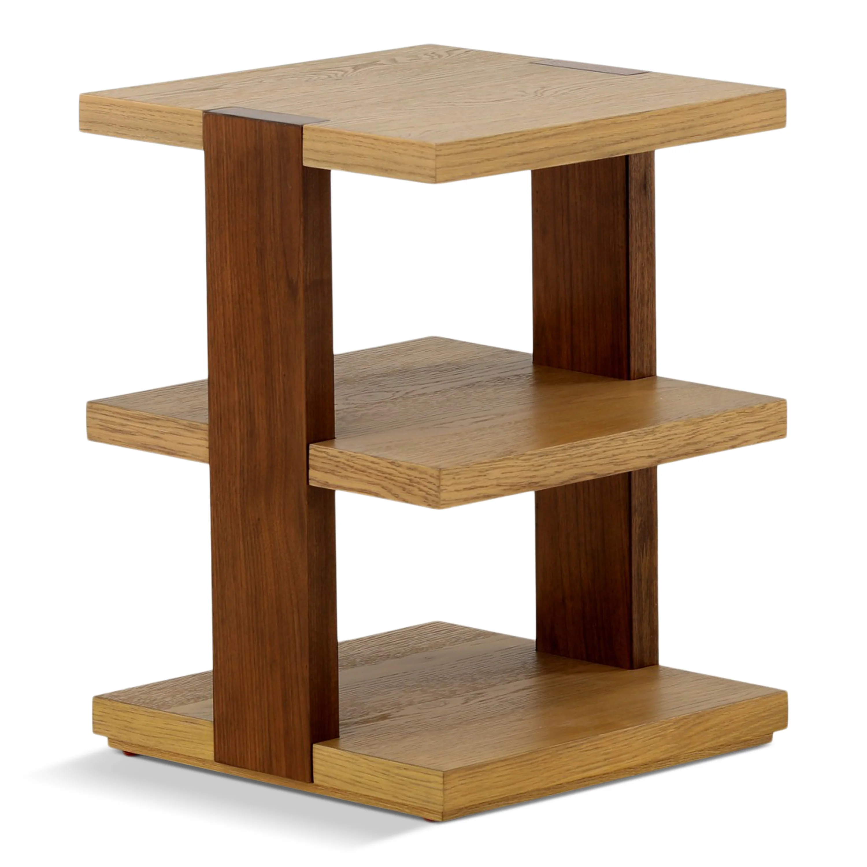 Pale Oak Chairside Table