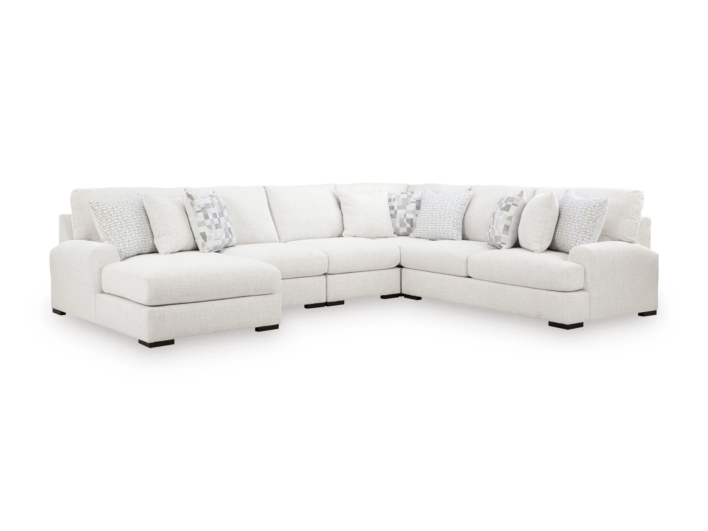 Ashley Wynncroft Manor 5-Piece Sectional with Chaise