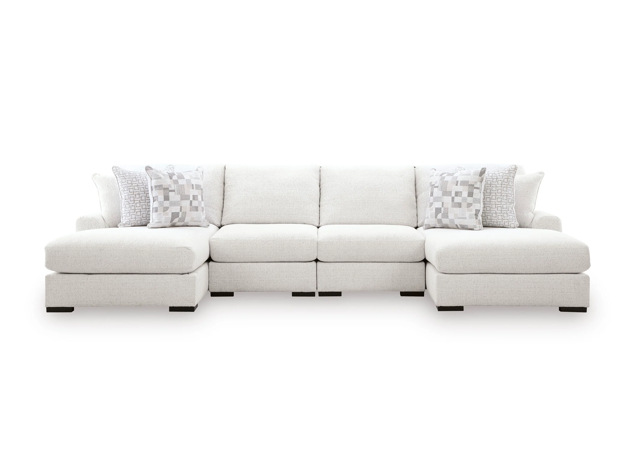 Ashley Wynncroft Manor 4-Piece Double Chaise Sectional