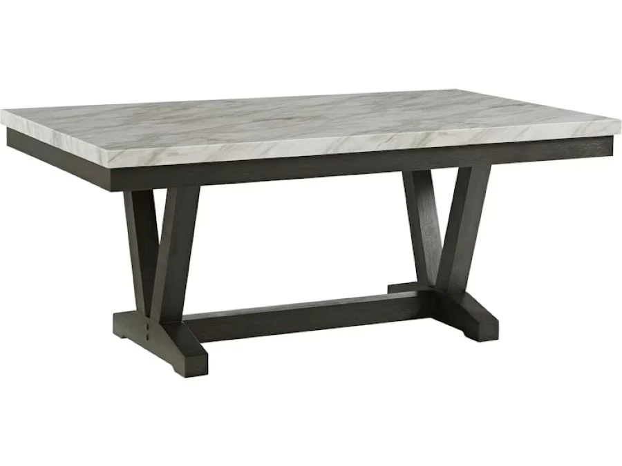 Chloe Faux Marble Dining Table