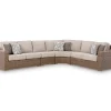 Ashley Revare Beach 5-Piece Outdoor Patio Sectional
