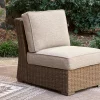 Ashley Revare Beach Outdoor Patio Armless Chair w/Cushion