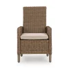 Ashley Revare Beach Outdoor Patio Arm Chair With Cushion (Set of 2)