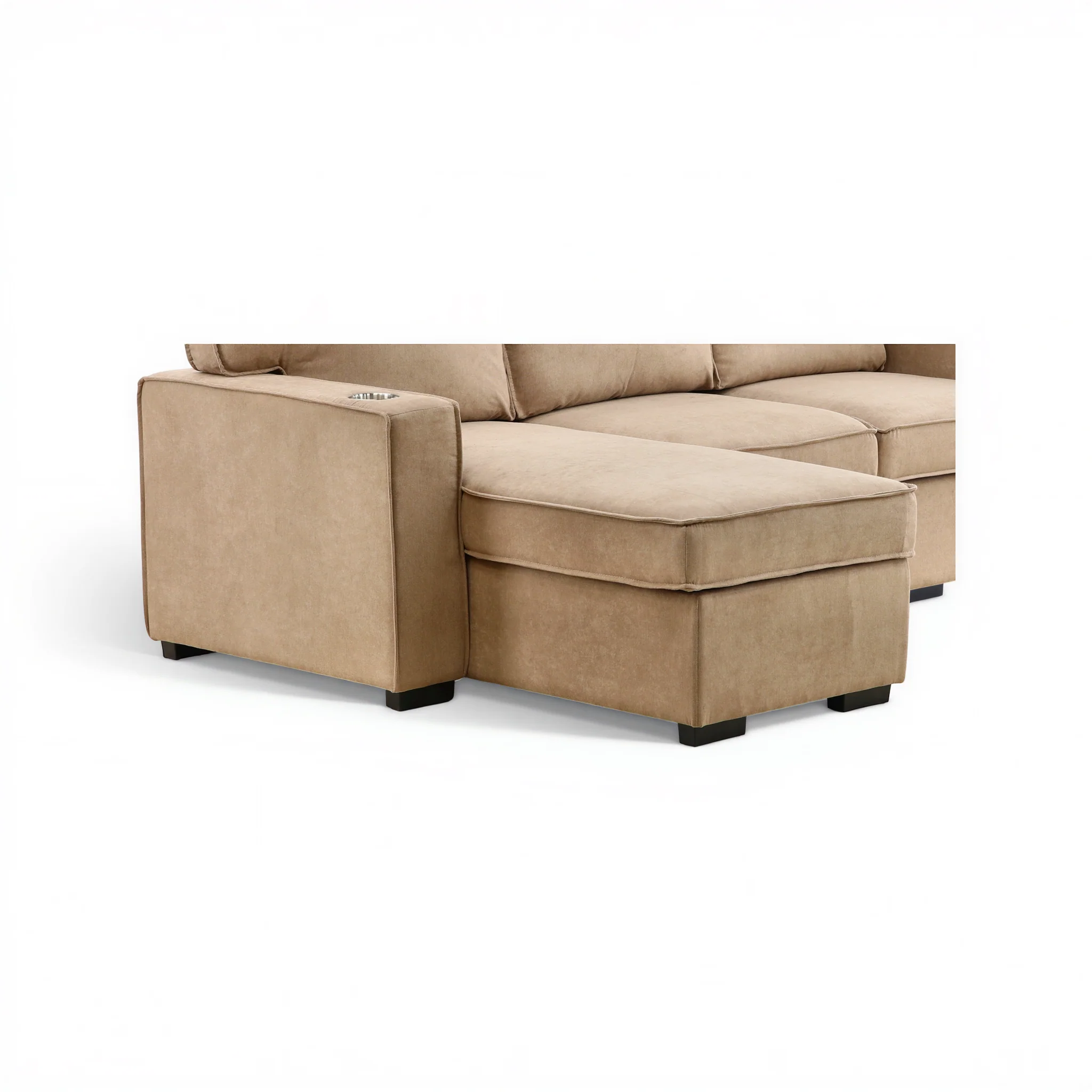 Finn 2-Piece Sofa Chaise with Pullout
