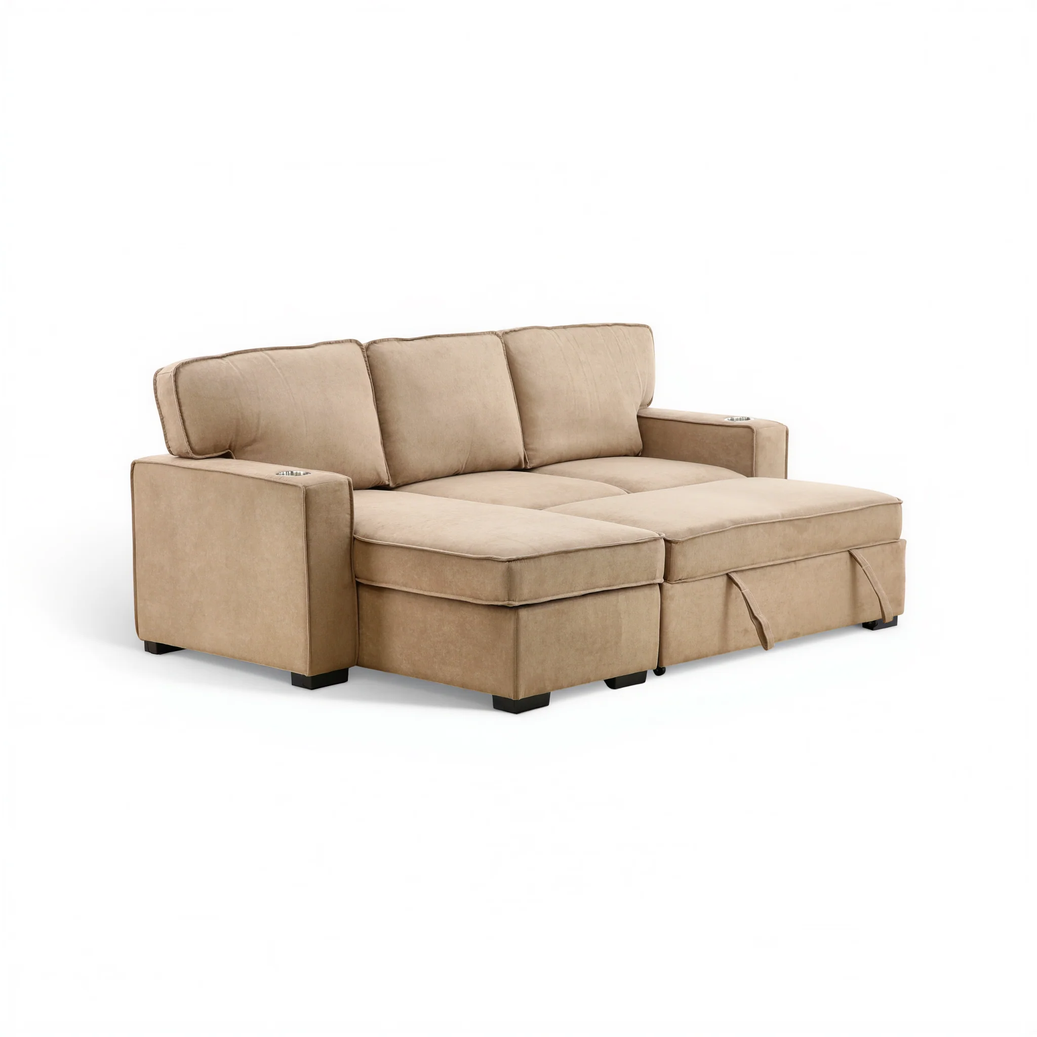 Finn 2-Piece Sofa Chaise with Pullout