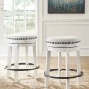 Valebeck Upholstered Counter Height Swivel Stool (Set of 2)