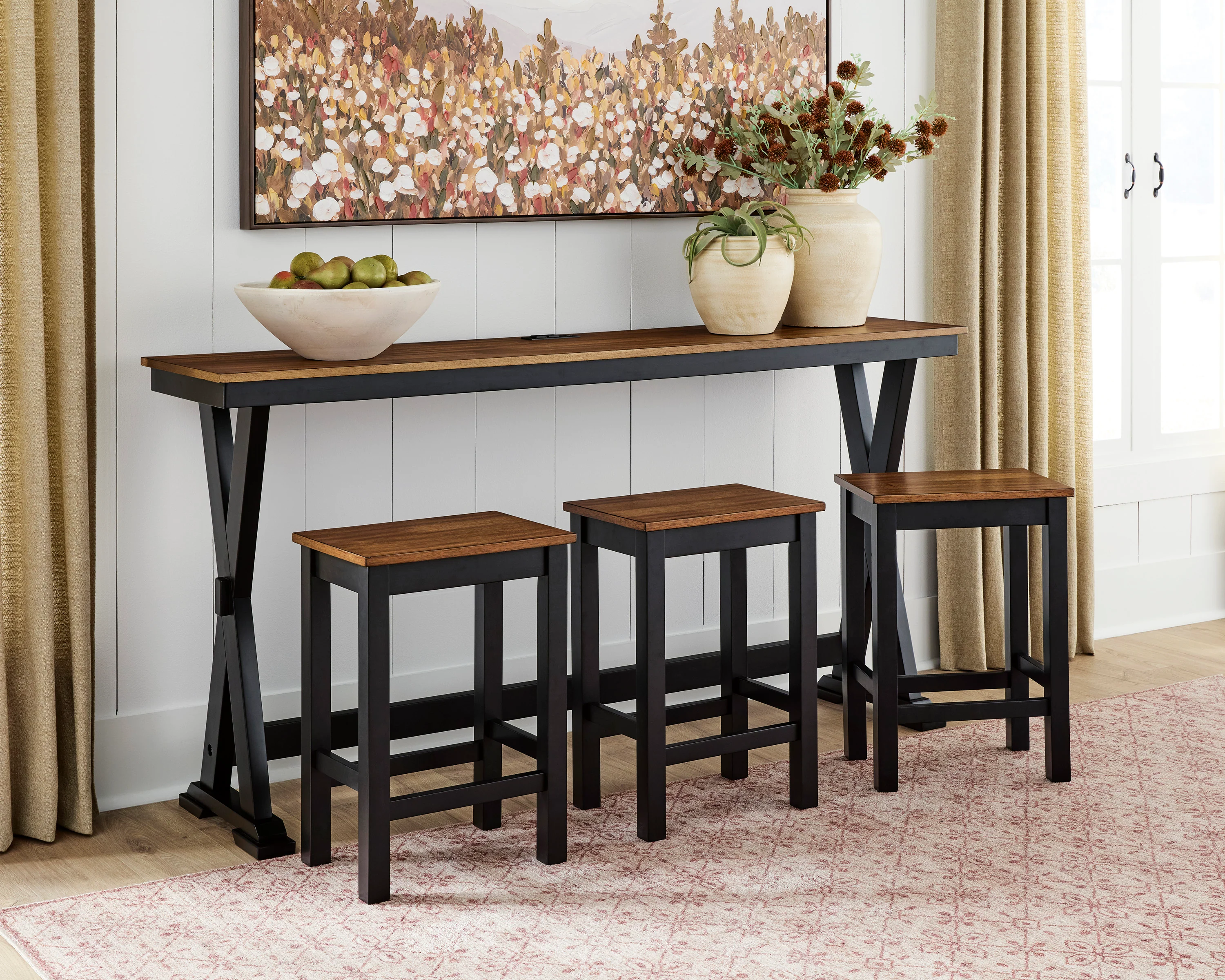 Wildenauer 4-Piece Counter Height Dining Set