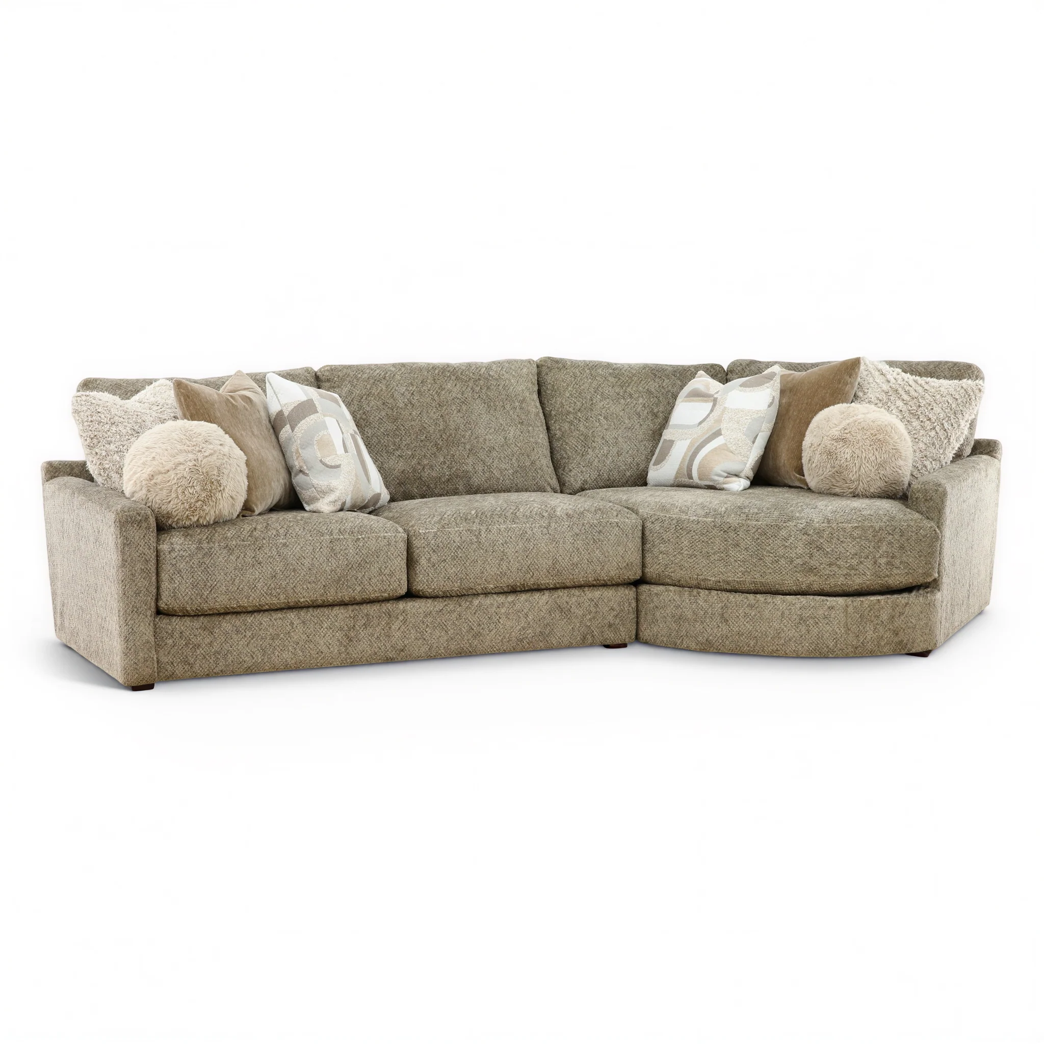Warner 3-Piece Left-Facing Sofa Sectional