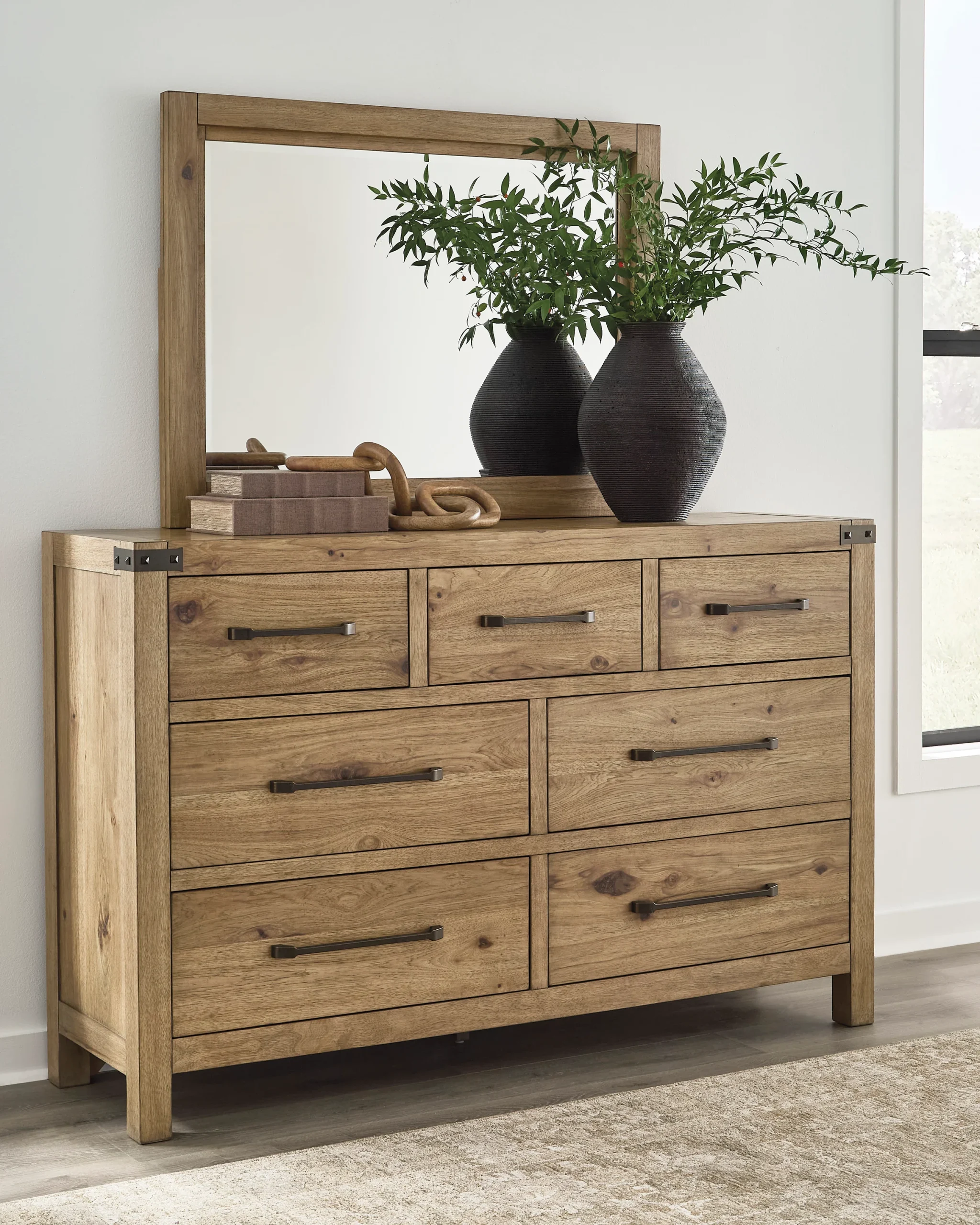 Ridgester Dresser and Mirror