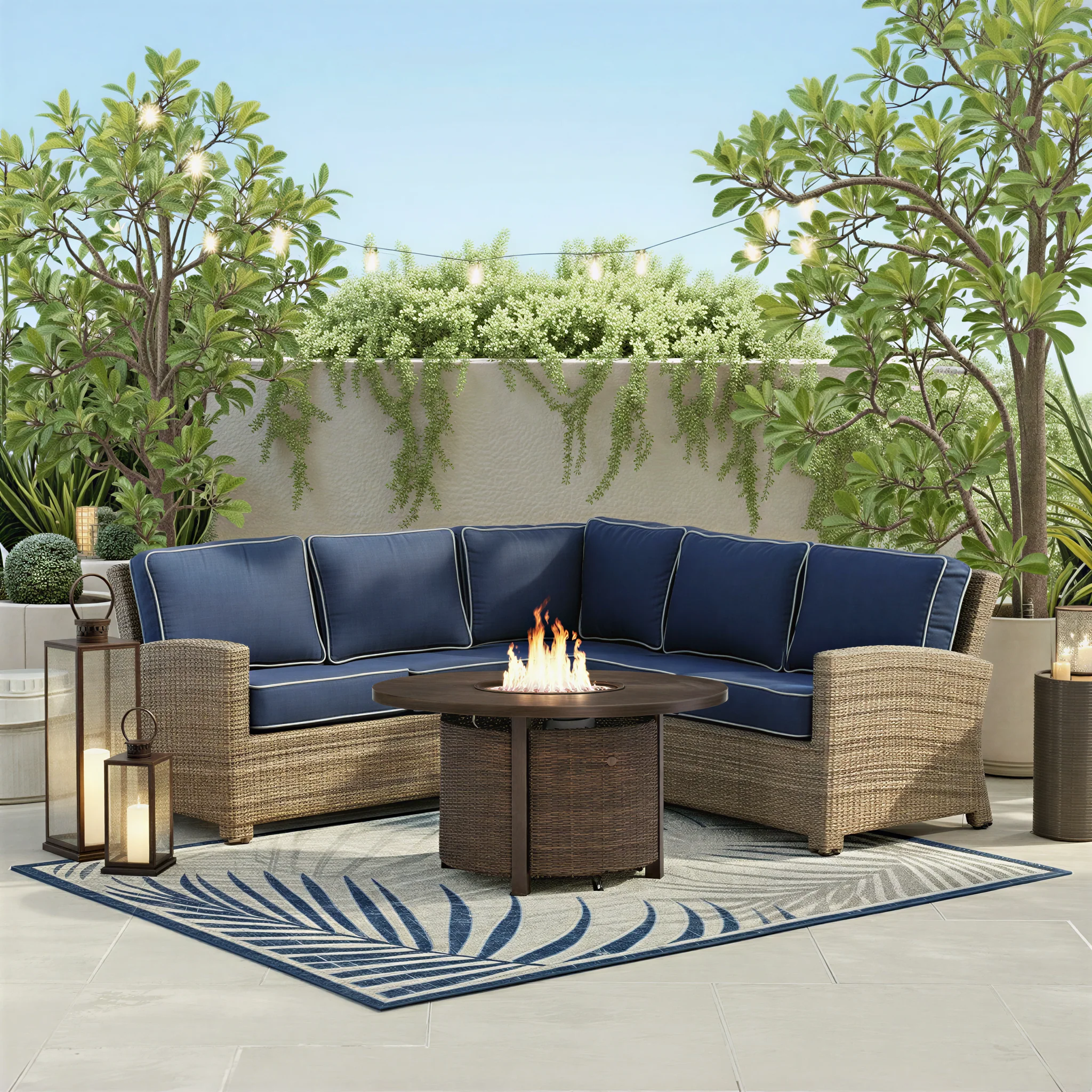 Cabo 3-Piece Outdoor Patio Sectional