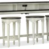 Caden Sofa Table and 3 Stools