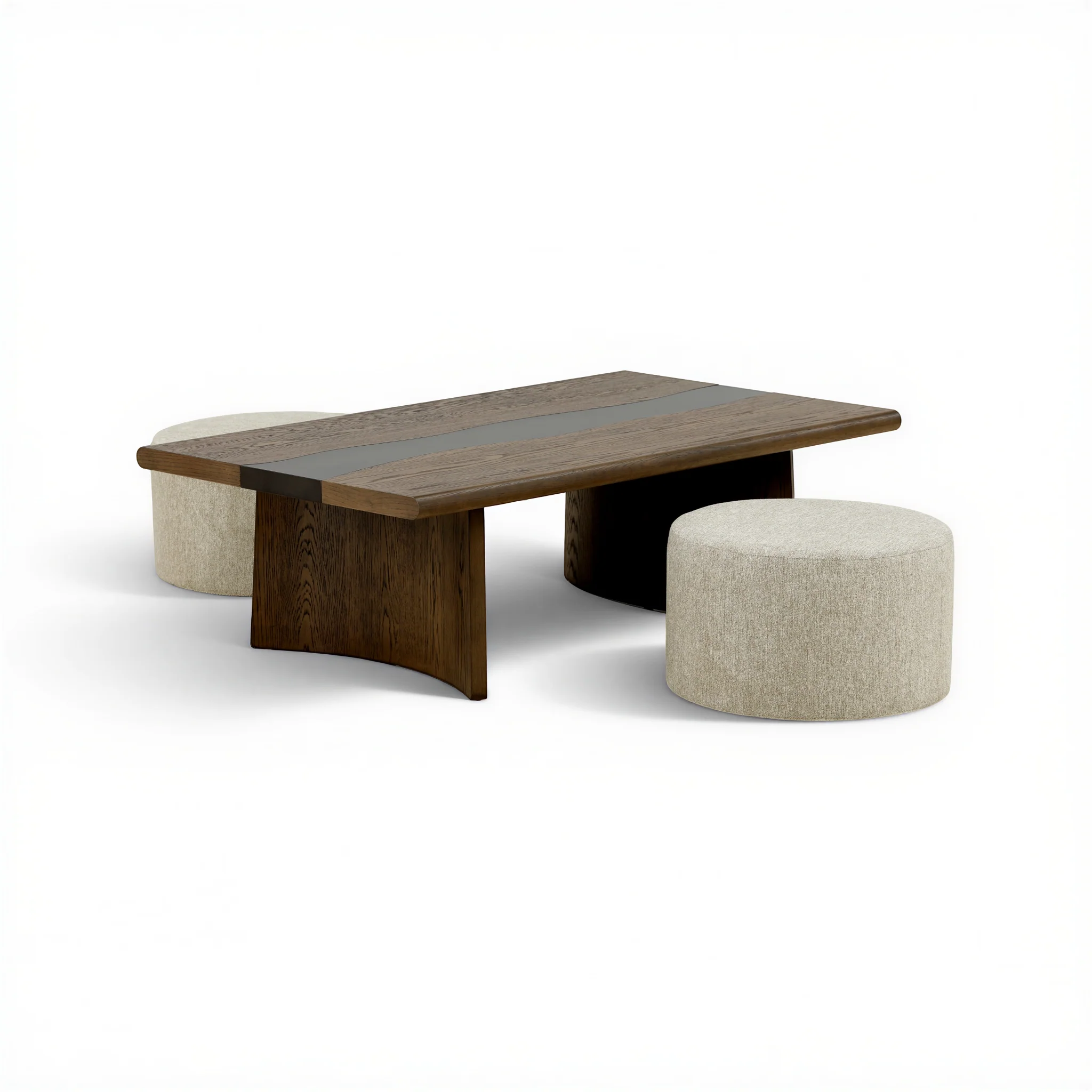 5151-flexsteel-delmar-coffee-table-with-2-ottomans-4.webp Flexsteel Delmar Coffee Table with 2 Ottomans
