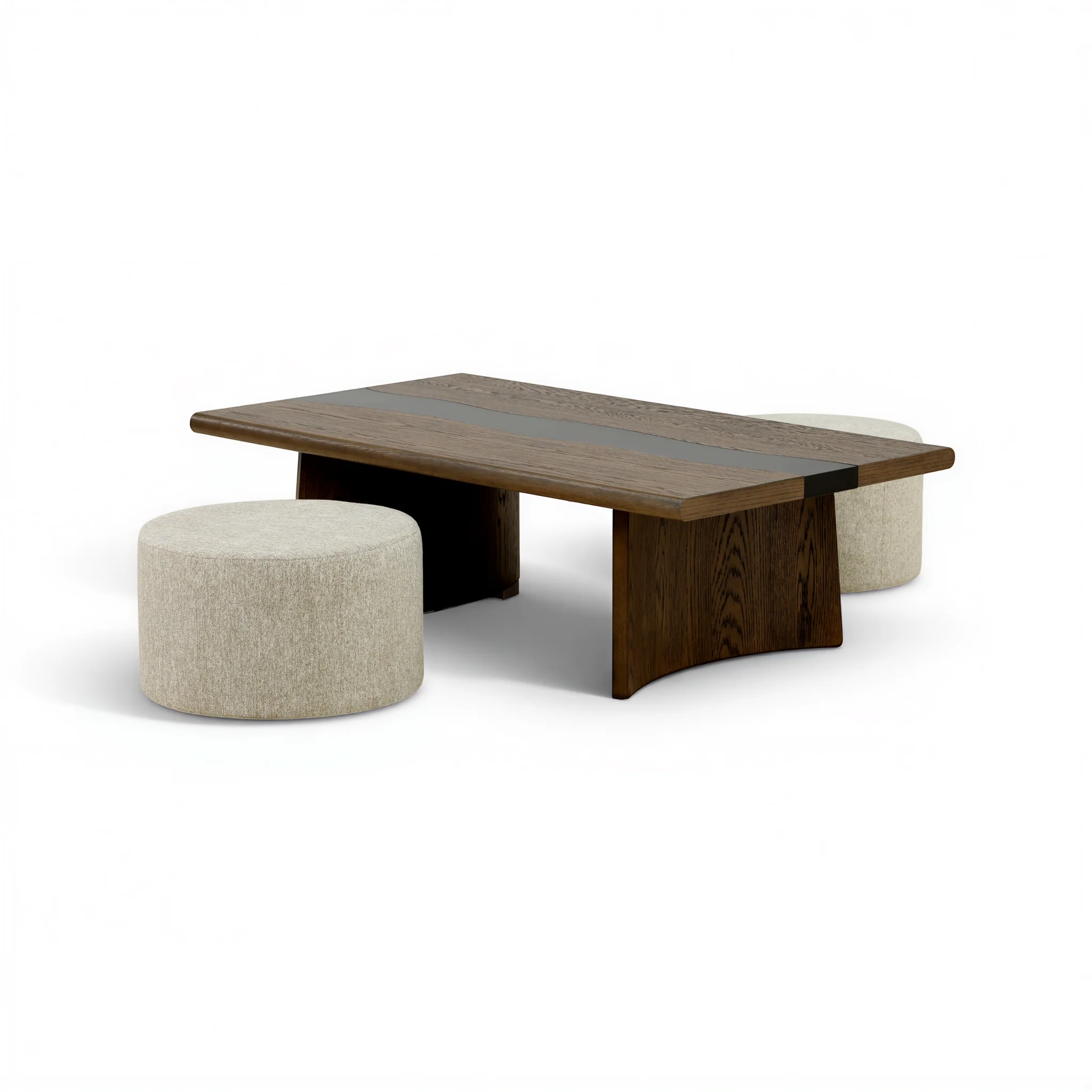 5151-flexsteel-delmar-coffee-table-with-2-ottomans-5.webp Flexsteel Delmar Coffee Table with 2 Ottomans