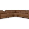 Rally-Up 6-Piece Power Reclining Sectional with Console