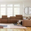 Rally-Up 6-Piece Power Reclining Sectional with Console