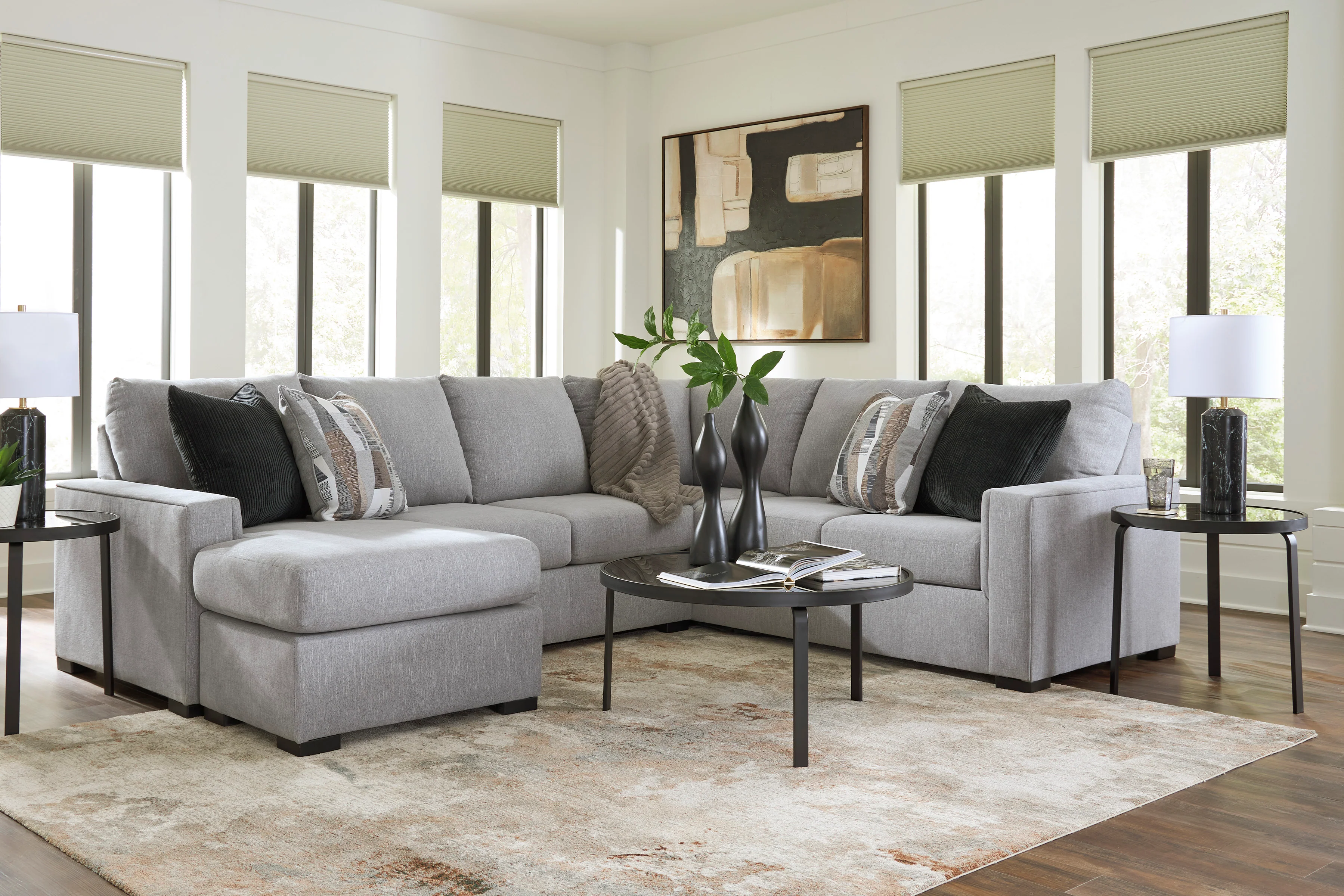 Ashley Lakepoint 2-Piece Sectional with Chaise