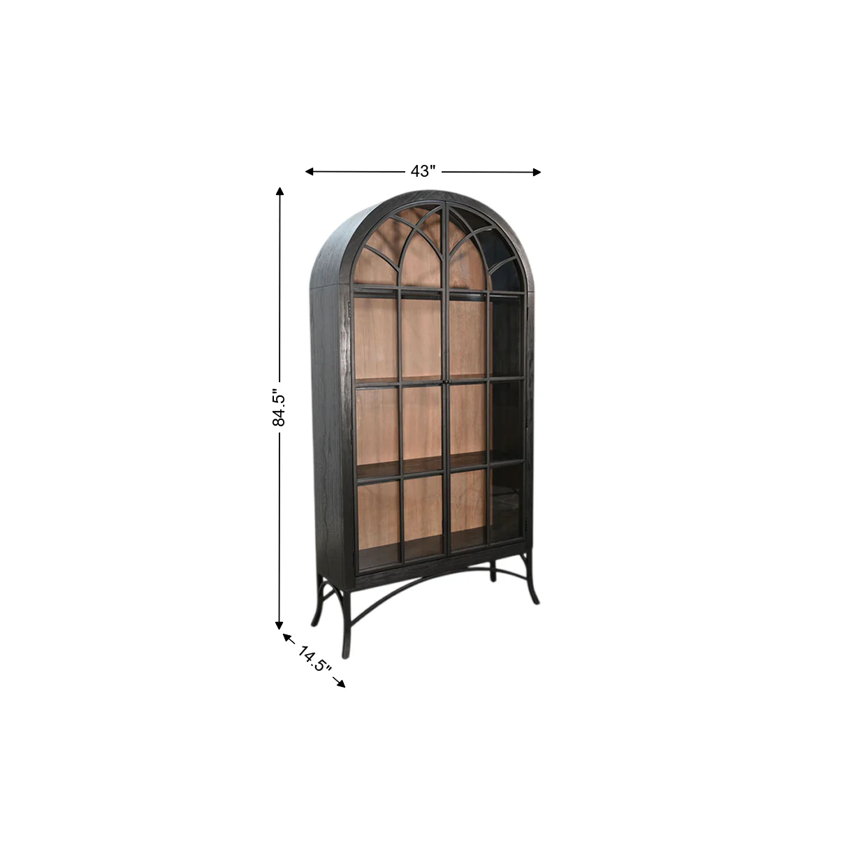 Asher Arch Bookcase