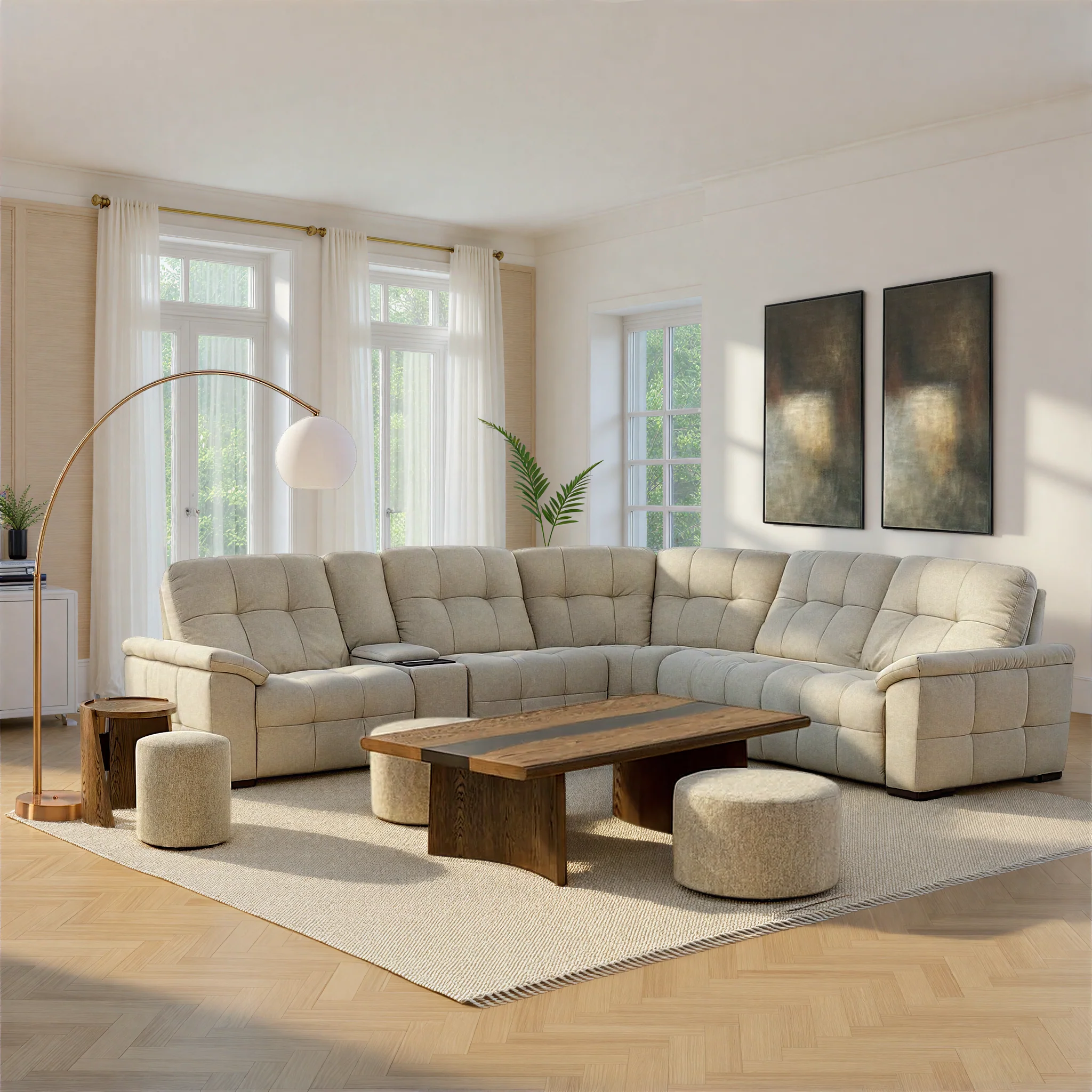 Ashby 6-Piece Power Sectional