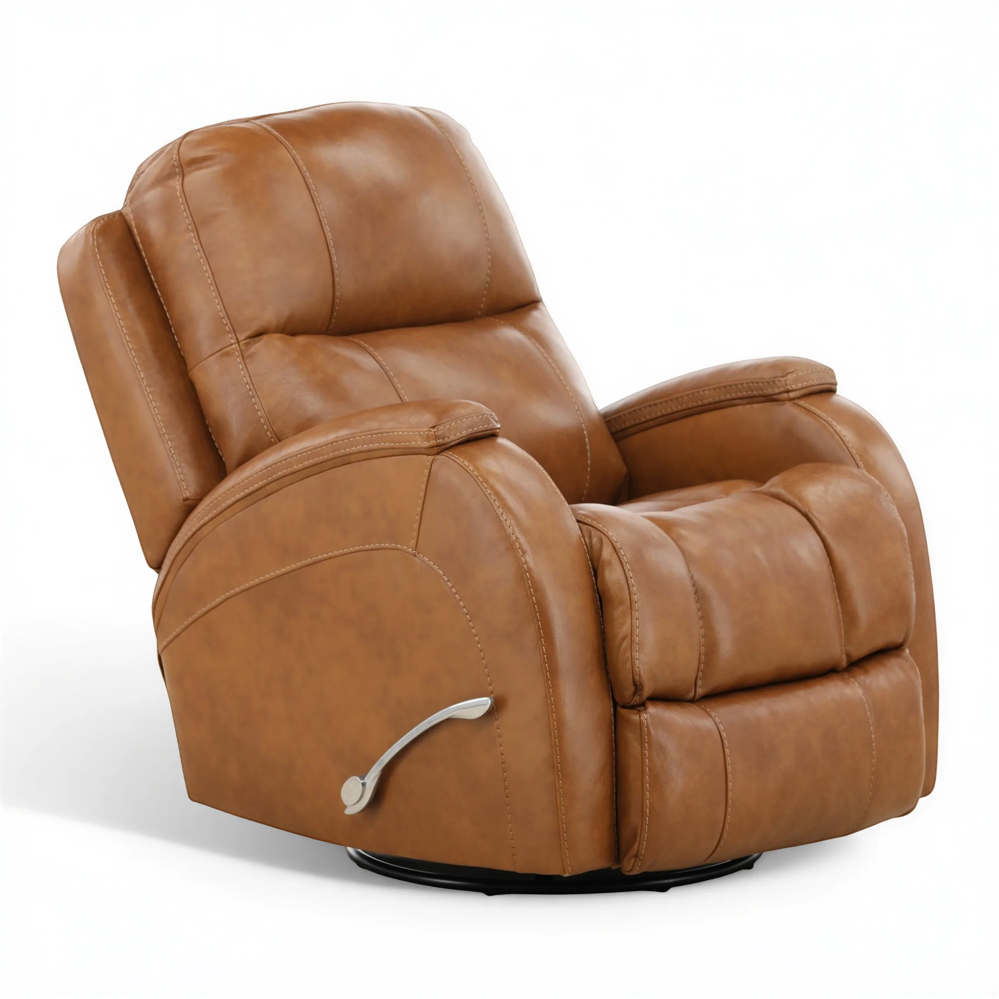 Tango Leather Swivel Glider Recliner