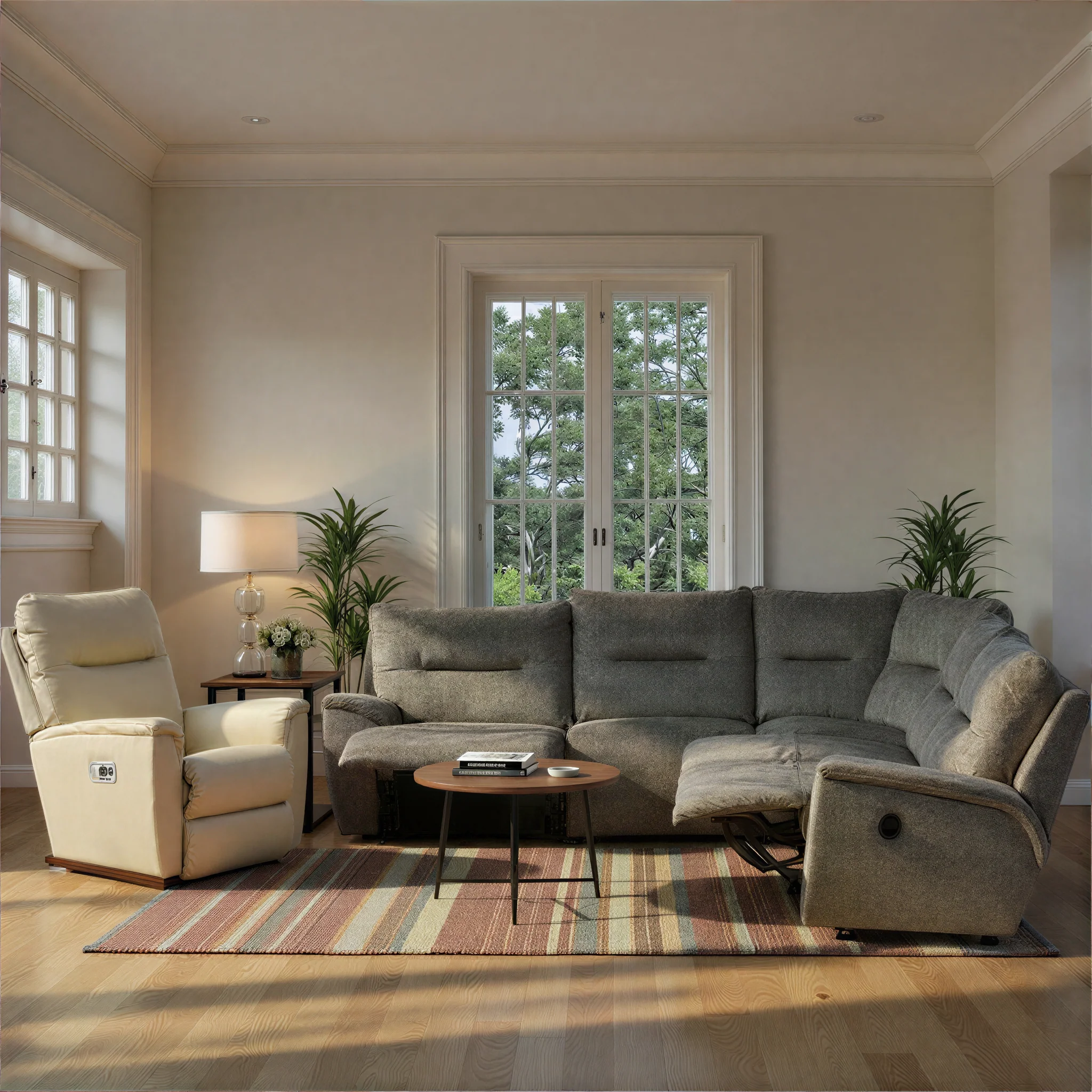 La-Z-Boy Palmer 5-Piece Reclining Sectional