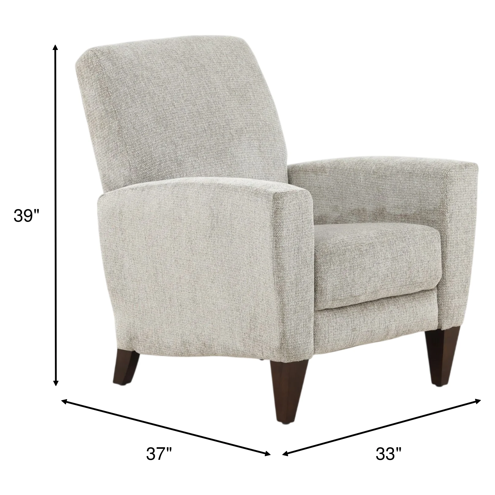 Marley Pushback High Leg Recliner