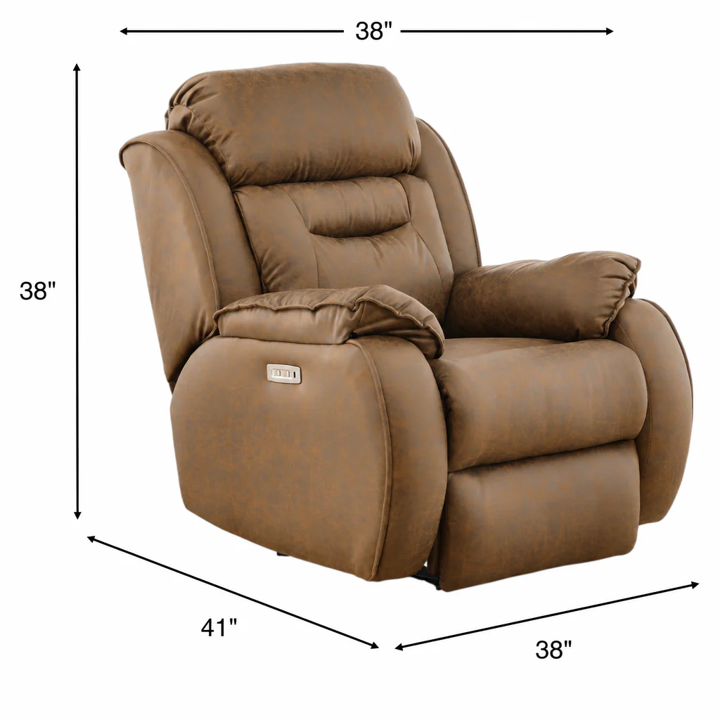 Bellevue Power Wall-Saver Recliner with Power Headrest