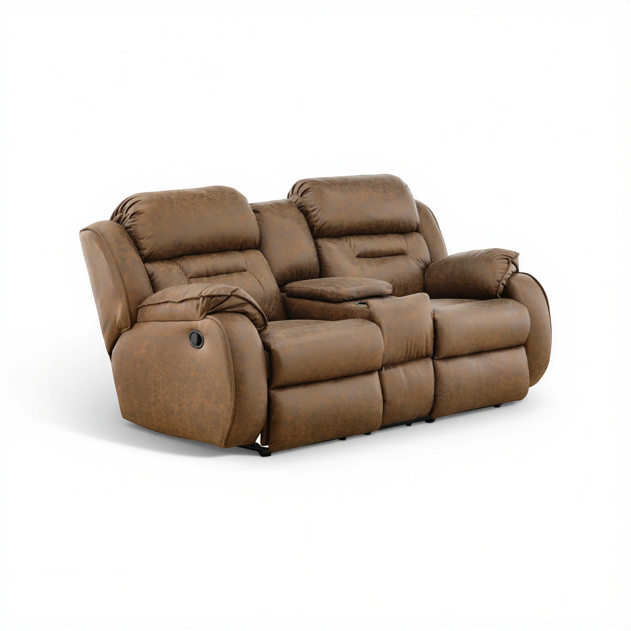 Bellevue Reclining Console Loveseat