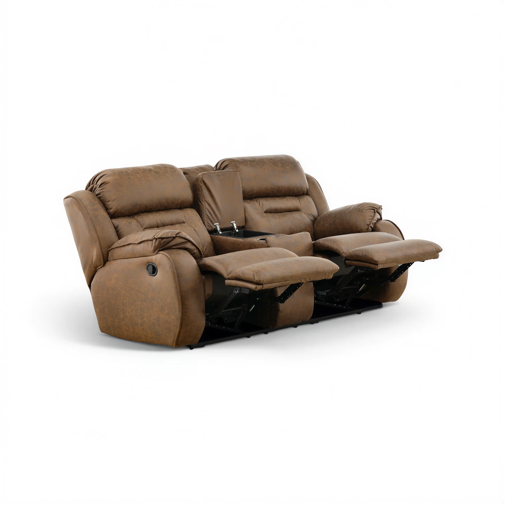 Bellevue Reclining Console Loveseat