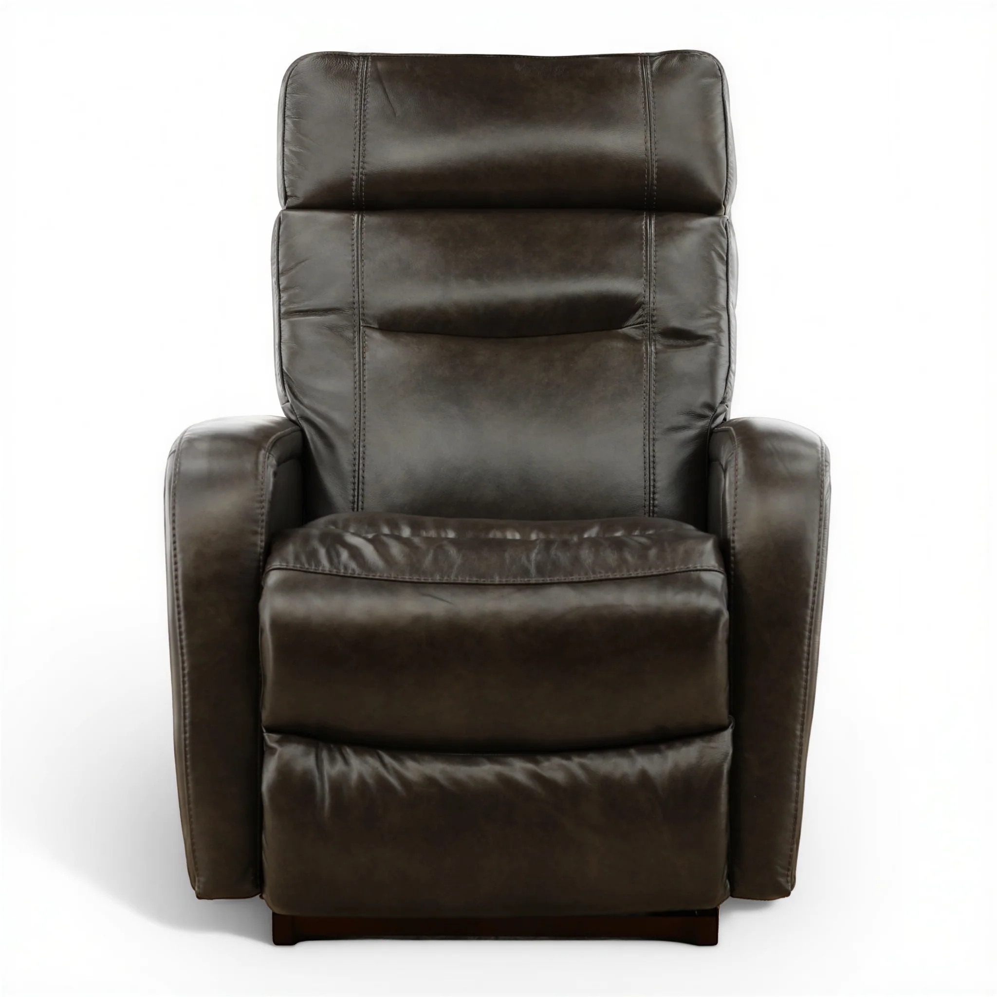 La-Z-Boy Baron Leather Power Rocker Recliner with Power Headrest