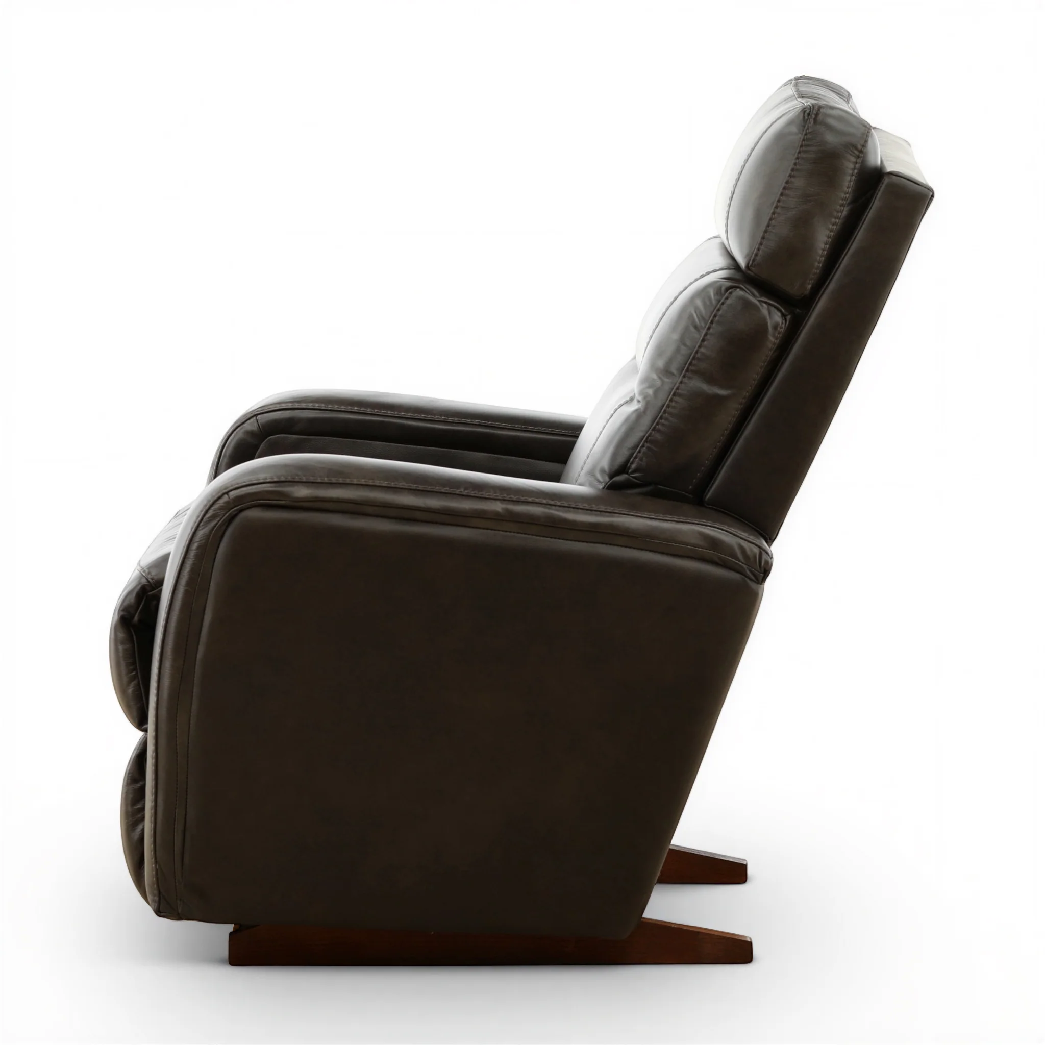 La-Z-Boy Baron Leather Power Rocker Recliner with Power Headrest