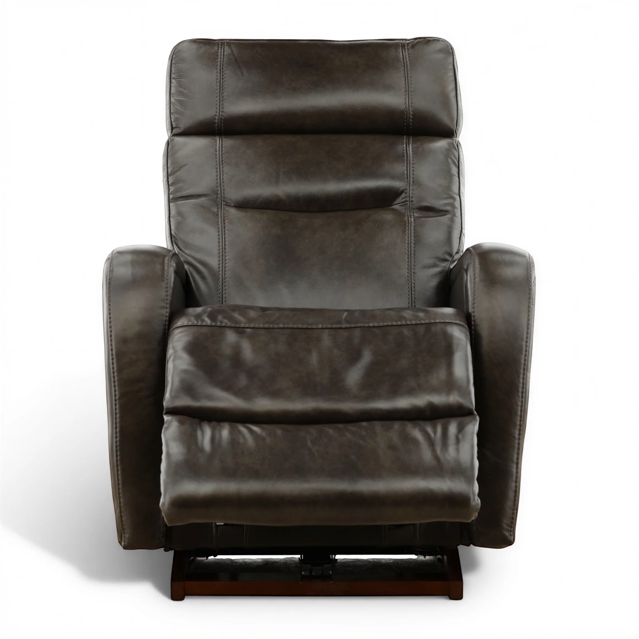 La-Z-Boy Baron Leather Power Rocker Recliner with Power Headrest