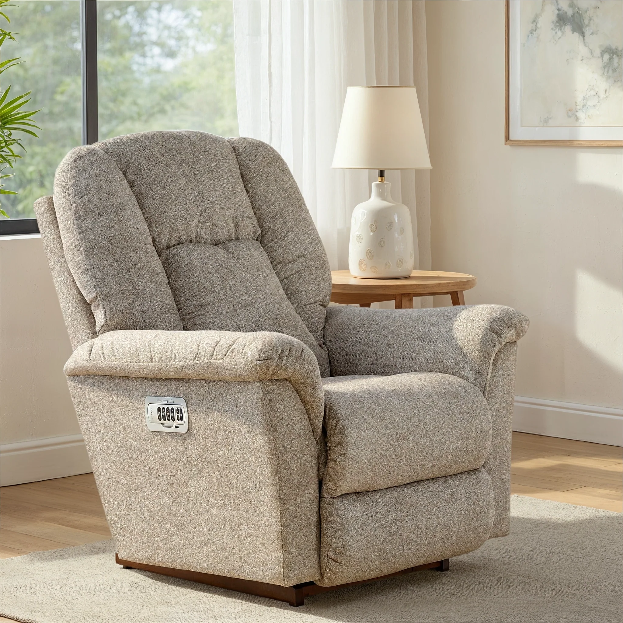 Jasper Power Rocker Recliner with Adjustable Headrest and Lumbar