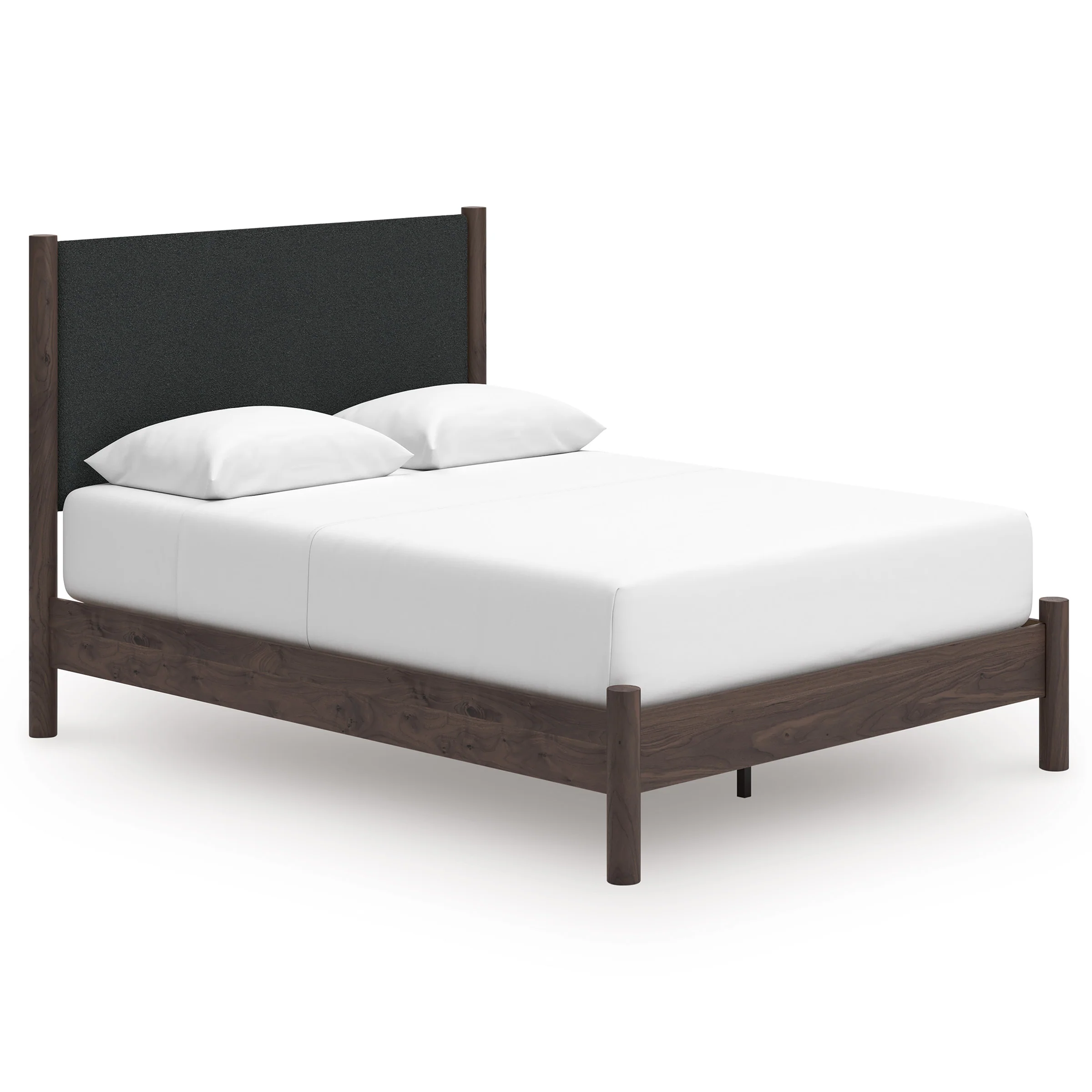 Cadmori Upholstered Panel Platform Bed