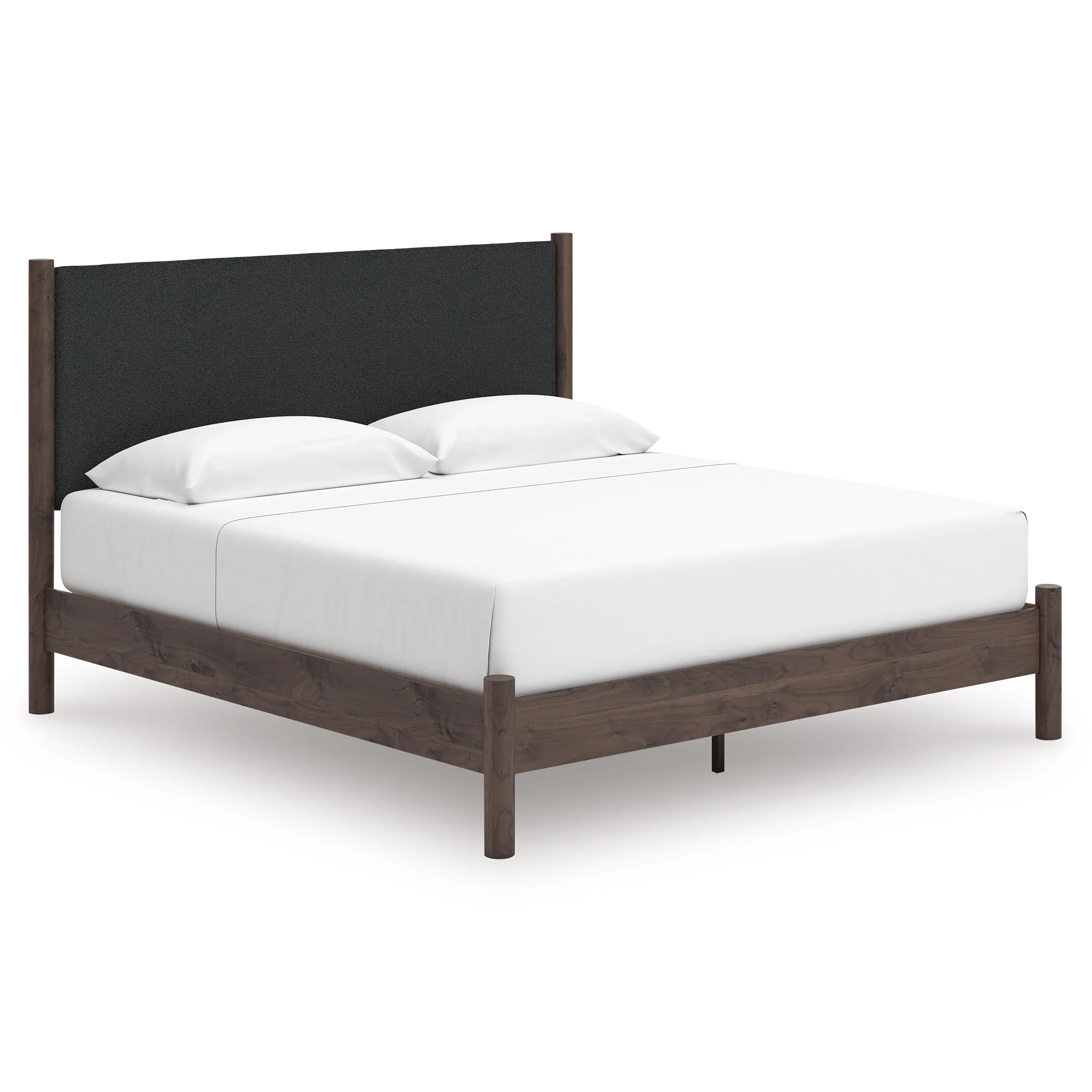 Cadmori Upholstered Panel Platform Bed