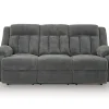 Greely Bend Power Reclining Sofa with Drop Down Table
