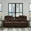 Greely Bend Power Reclining Sofa with Drop Down Table