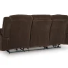 Greely Bend Power Reclining Sofa with Drop Down Table