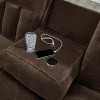 Greely Bend Power Reclining Sofa with Drop Down Table