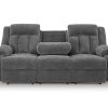 Greely Bend Power Reclining Sofa with Drop Down Table